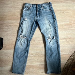 Gap high waisted jeans (100% cotton)